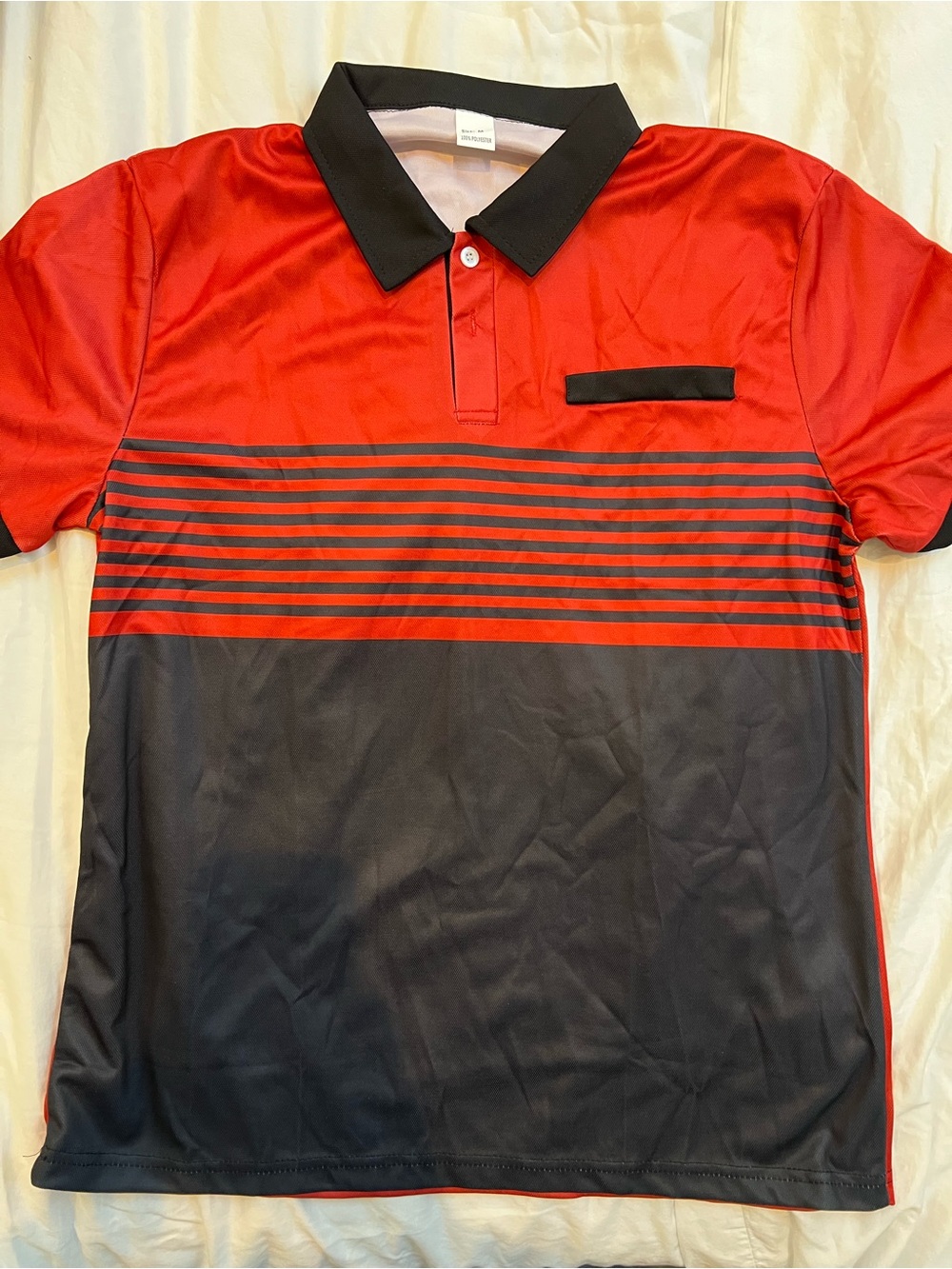Dolci Lusso Rigato Muscle Fit Polo
